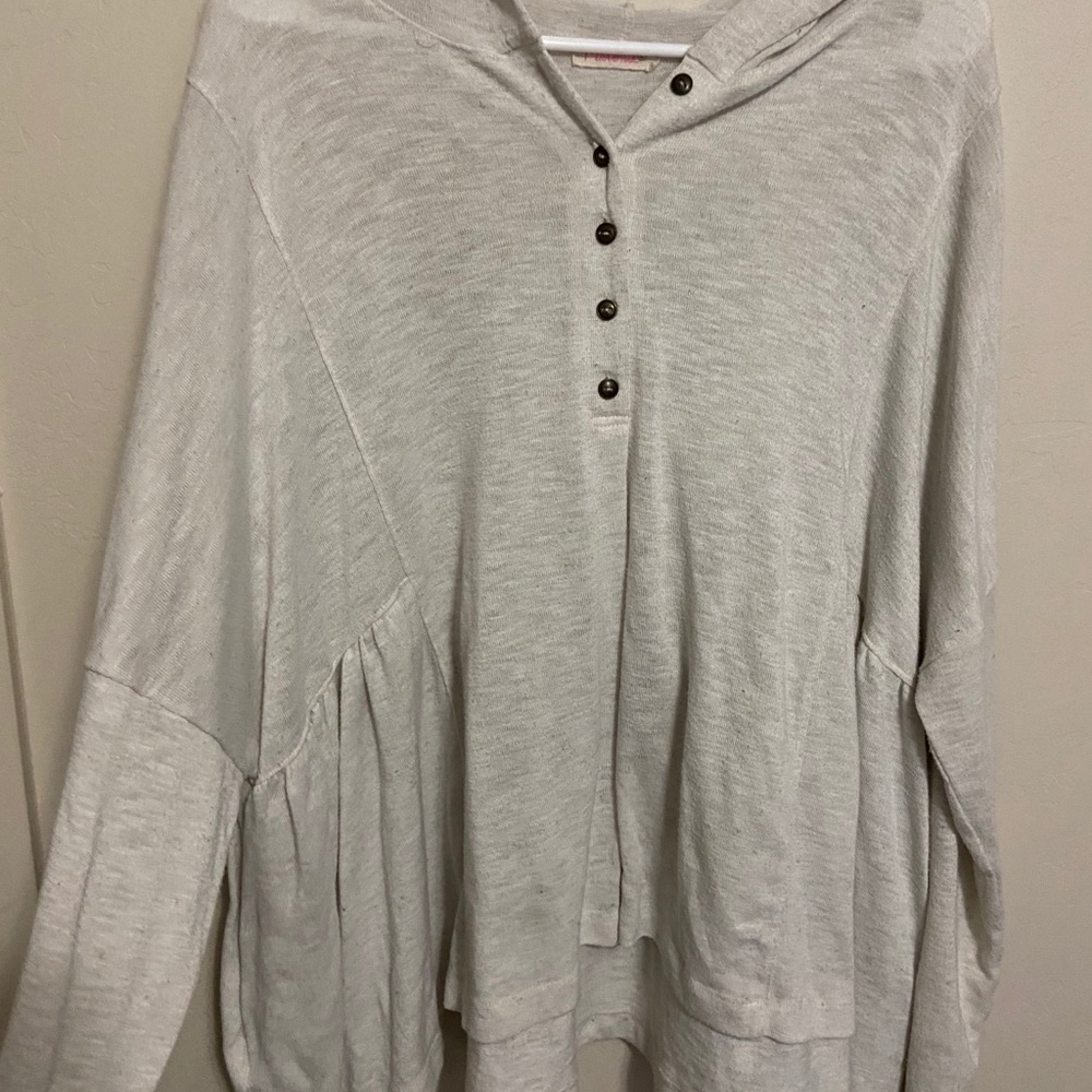 Boho Button Up Sweater Hoodie